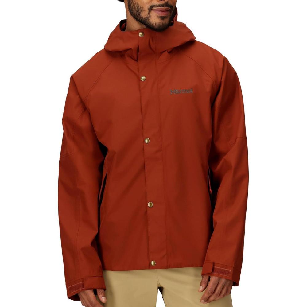 imageMARMOT Mens Cascade Durable amp Waterproof Rain JacketPecan