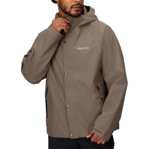 MARMOT Men’s Cascade Durable & Waterproof Rain Jacket(Claystone)