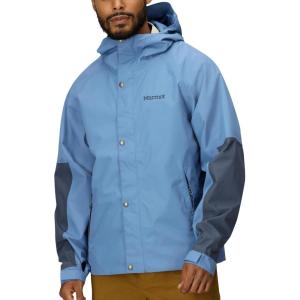 MARMOT Men’s Cascade Durable & Waterproof Rain Jacket(Rain Cloud/Thunderhead)