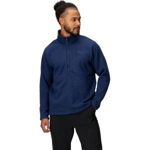 MARMOT Men’s Drop Line 1/2 Zip Fleece Jacket(Arctic Navy Heather)