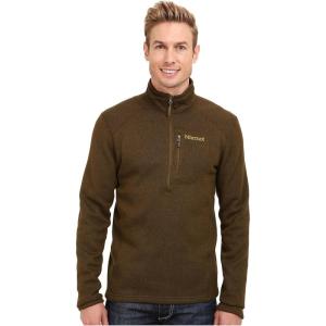 MARMOT Men’s Drop Line 1/2 Zip Fleece Jacket(Deep Moss)