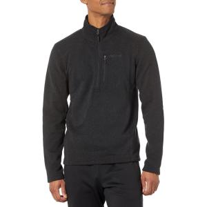 MARMOT Men’s Drop Line 1/2 Zip Fleece Jacket(Jet Black)
