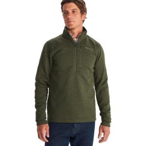 MARMOT Men’s Drop Line 1/2 Zip Fleece Jacket(Nori 4859)