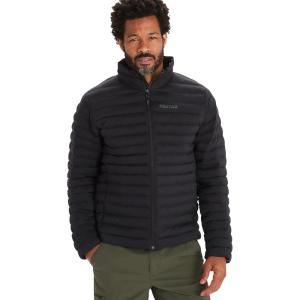 MARMOT Men’s Echo Featherless Jacket – Lightweight Down-Alternative Puffer(Black)