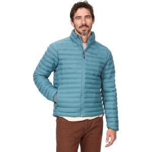 MARMOT Men’s Echo Featherless Jacket – Lightweight Down-Alternative Puffer(Moon River)