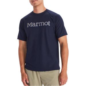 MARMOT Men’s Windridge Moisture-Wicking, Eco-Friendly, Breathable, UPF Short Sleeve Shirt(Arctic Navy)