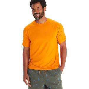 MARMOT Men’s Windridge Moisture-Wicking, Eco-Friendly, Breathable, UPF Short Sleeve Shirt(Orange Pepper)