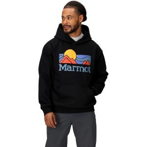 MARMOT mens Coastal Logo Hoody(Black)
