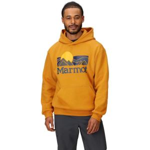 MARMOT mens Coastal Logo Hoody(Honey Glaze)