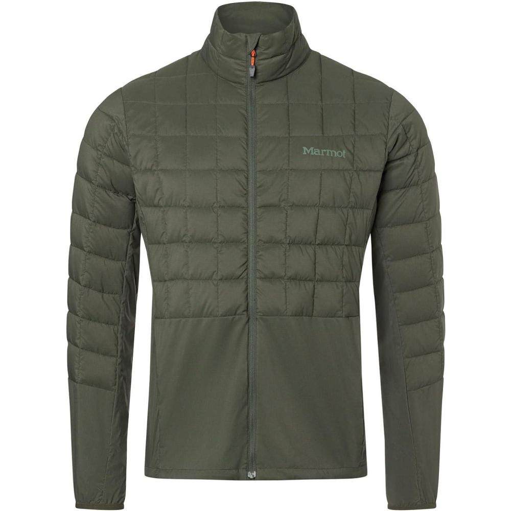 imageMARMOT Mens Echo Featherless Hybrid Jacket  Lightweight DownAlternative Puffer LayerNori