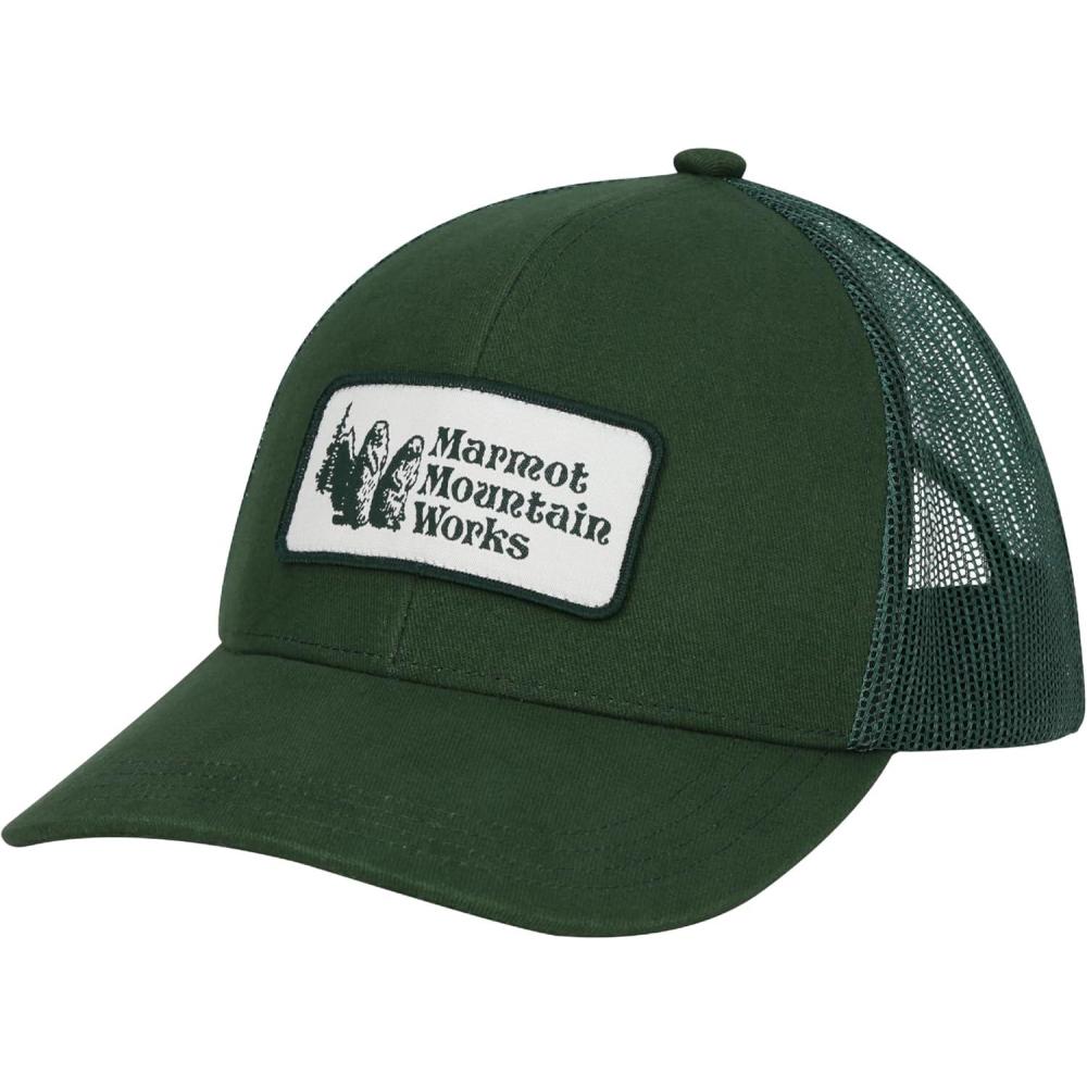 imageMarmot UnisexAdult Retro Trucker HatJuniper Green