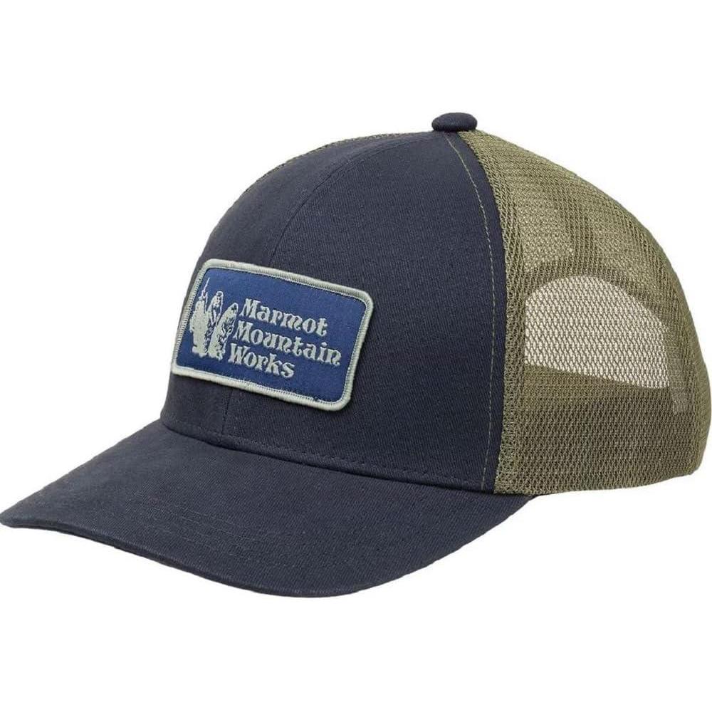 imageMarmot UnisexAdult Retro Trucker HatTwilight BlueVetiver