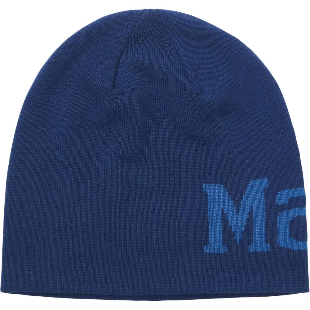 imageMarmot UnisexAdult Summit Hat  Knit Skullcap BeanieArctic NavyDark Azure