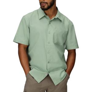 MARMOT Men’s AirExchange UPF 40 Short Sleeve Shirt – Lightweight Breathable Quick-Dry, Agate Green, X-Large