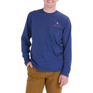 MARMOT Men’s Life Tee Ls(Twilight Blue)