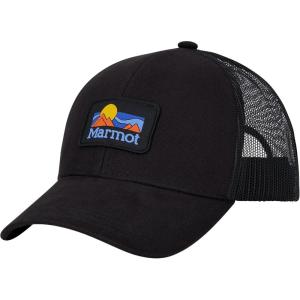 MARMOT Retro Trucker Hat, Black, One Size