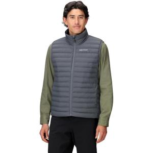 MARMOT mens Echo Featherless Vest(Steel Onyx)