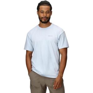 Marmot Mens Air Exchange UPF 50 Short Sleeve Crew Neck Shirt(Vapor)