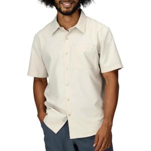 Marmot Mens Airexchange UPF 40 Short Sleeve Shirt(Birch Bark)