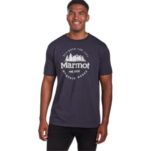 Marmot Men’s Logo T-Shirts – Printed Graphic on Cotton Tee(Culebra Peak Pacific)