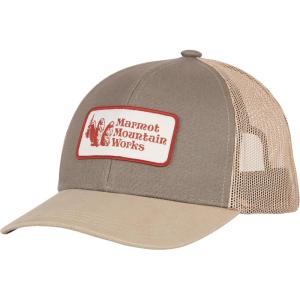 Marmot Unisex-Adult Retro Trucker Hat(Sandbar/Vetiver)