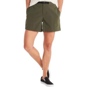 Marmot Women’s Kodachrome 5″ Shorts – Lightweight, Breathable, Water-Repellant Quick-Drying Stretch with UPF Protection(Nori)