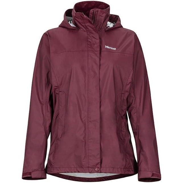 imageMARMOT Womens PreCip Rain Jacket  Lightweight WaterproofBurgundy