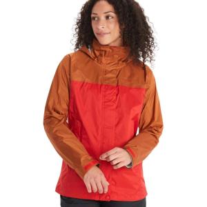Marmot womens Women’s Precip Eco Waterproof Rain Jacket(Cairo/Copper)
