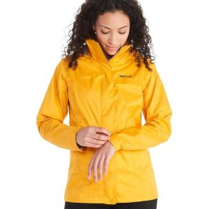 Marmot womens Women’s Precip Eco Waterproof Rain Jacket(Solar)