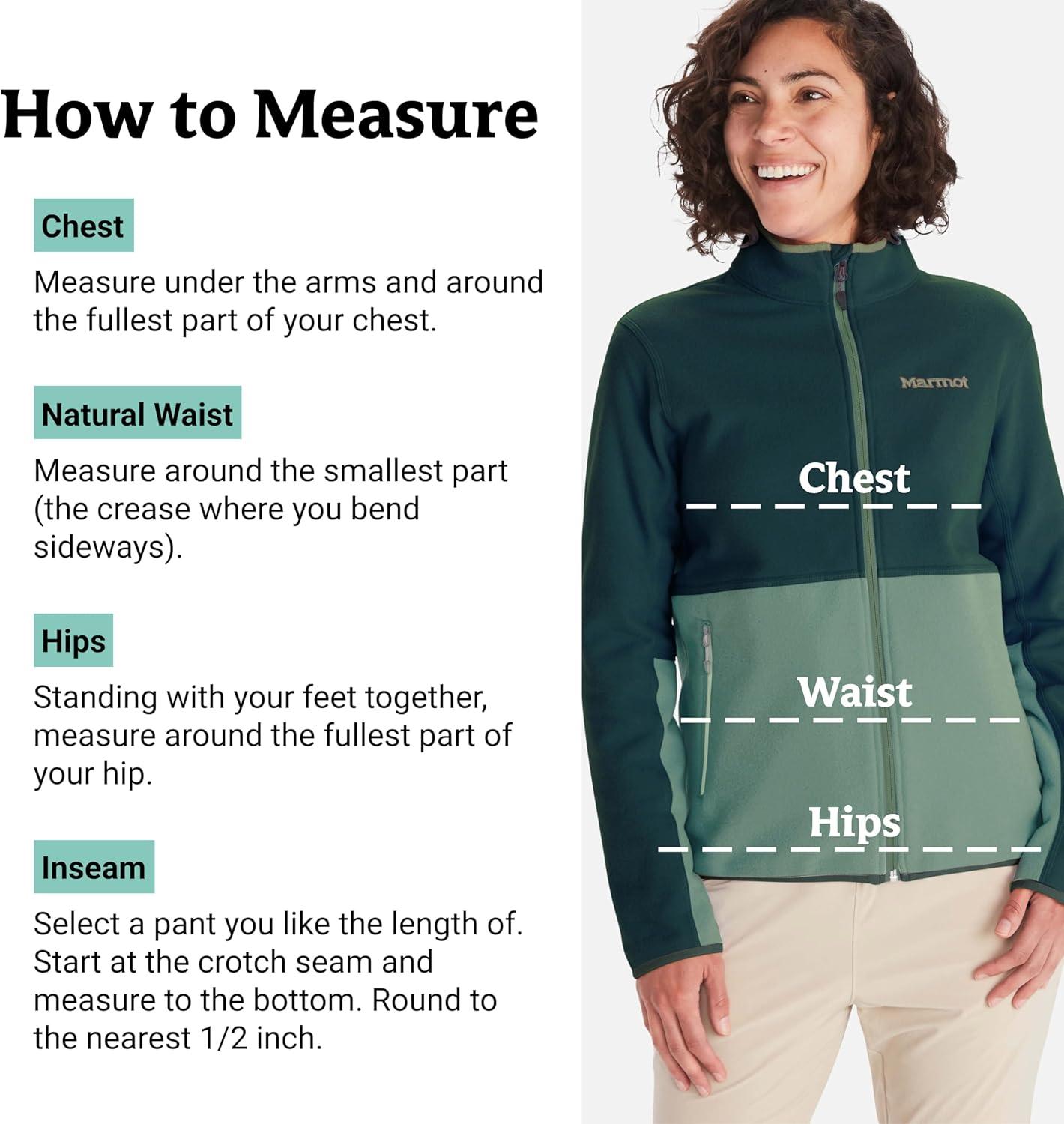 imageMARMOT Womens Rocklin Full Zip Fleece JacketDark JungleFrosty Green