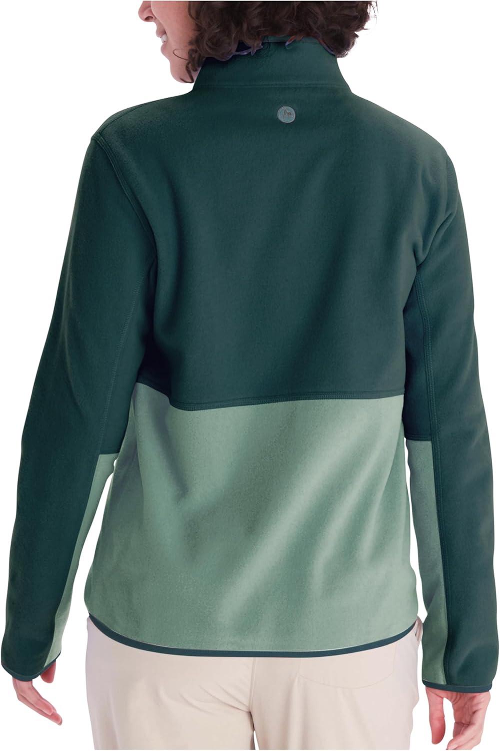 imageMARMOT Womens Rocklin Full Zip Fleece JacketDark JungleFrosty Green