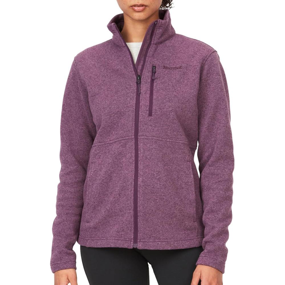 imageARMOT Womens Drop Line Jacket  Casual Fleece for Camping amp BackpackingPurple Fig