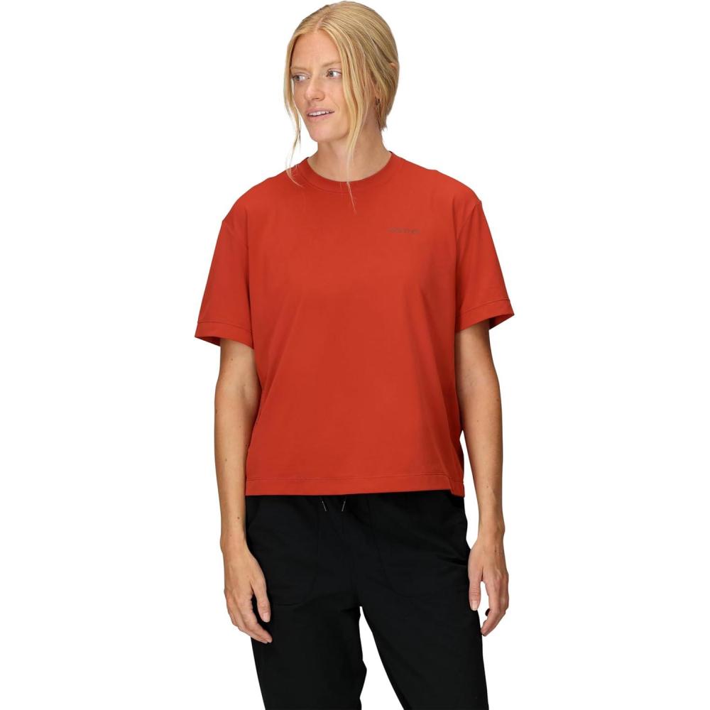 imageMARMOT Womens Womens Airexchange UPF 50 Short Sleeve CrewSumac