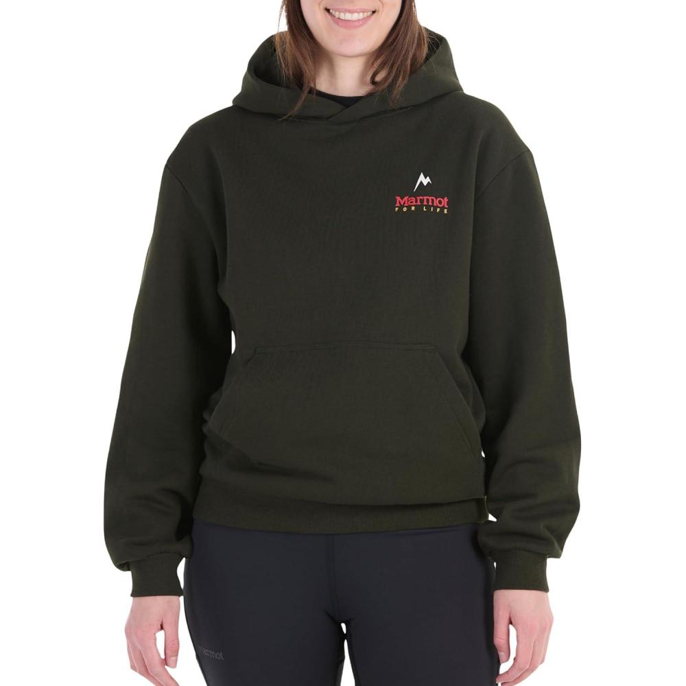 imageMARMOT womens Womens Marmot for Life HoodyRosin Green