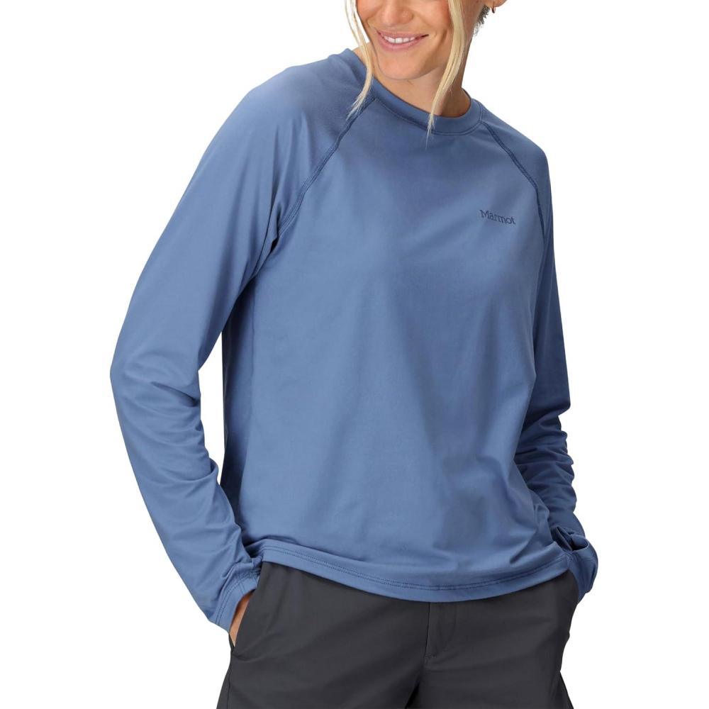 imageMarmot Womens Womens Windridge Long Sleeve ShirtRain Cloud