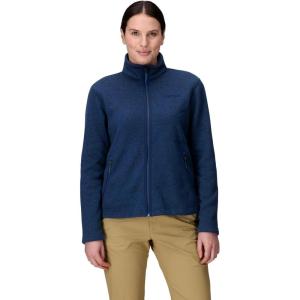 ARMOT Women’s Drop Line Jacket – Casual Fleece for Camping & Backpacking(Arctic Navy Heather)