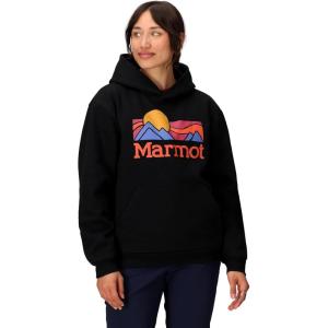 MARMOT Women’s Coastal Logo Hoody(Black)