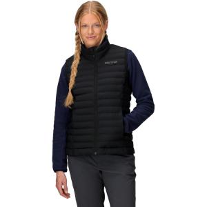 MARMOT Women’s Echo Featherless Vest- Lightweight Down Alternative Puffer Vest(Black)