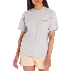MARMOT Women’s Life Tee Ss(Light Grey Heather)