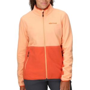 MARMOT Women’s Rocklin Full Zip Fleece Jacket(Fresh Apricot/Ginger Blossom)
