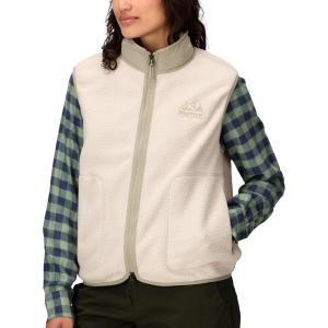 MARMOT womens Wanderer High Pile Fleece Vest(Birch Bark)