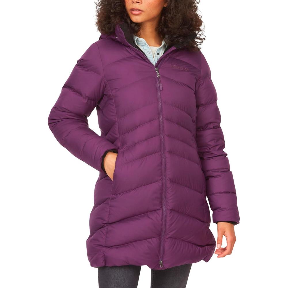 imageMARMOT Womens Montreal Midthigh Length Down Puffer JacketPurple Fig 2