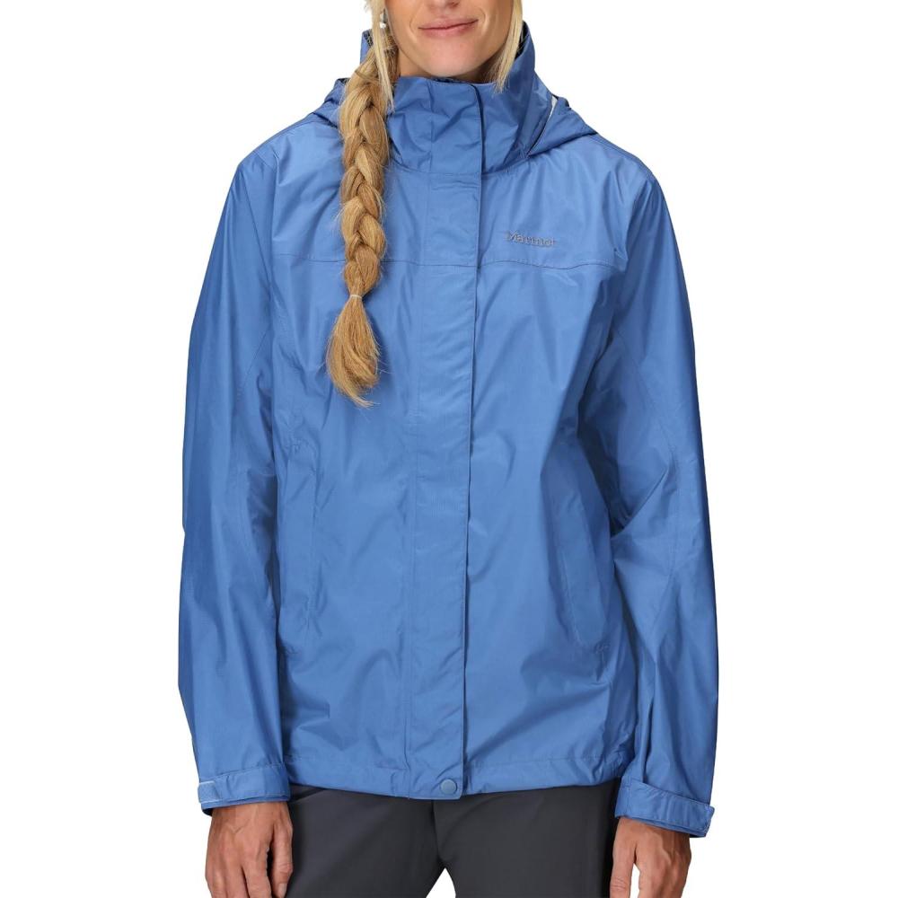 imageMARMOT Womens Precip Eco Lightweight amp Waterproof Rain JacketRain Cloud  Latest Collection