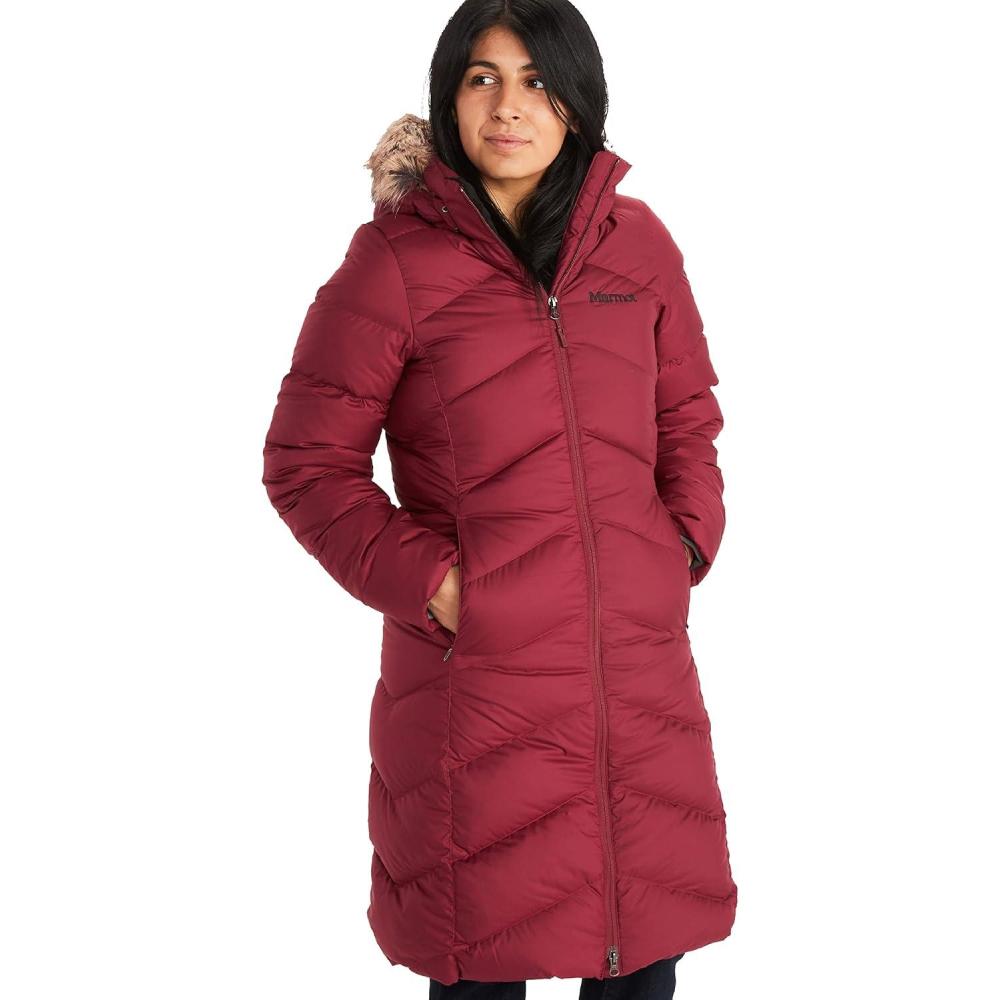 imageMarmot womens Montreaux Fulllength Down Puffer CoatBerry Wine