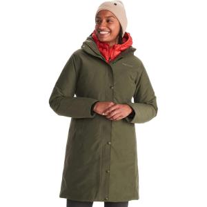 MARMOT Women’s Chelsea 700 Down Fill Coat with Hood(Nori – Latest Collection)
