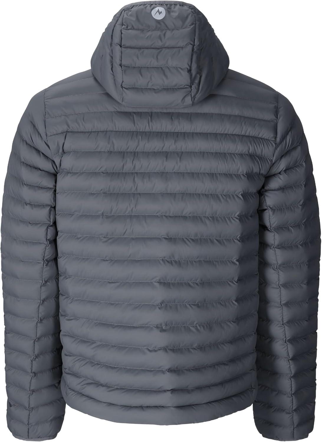 imageMARMOT Mens Echo Featherless Hoody Lightweight DownAlternative Puffer Jacket with HoodSteel Onyx