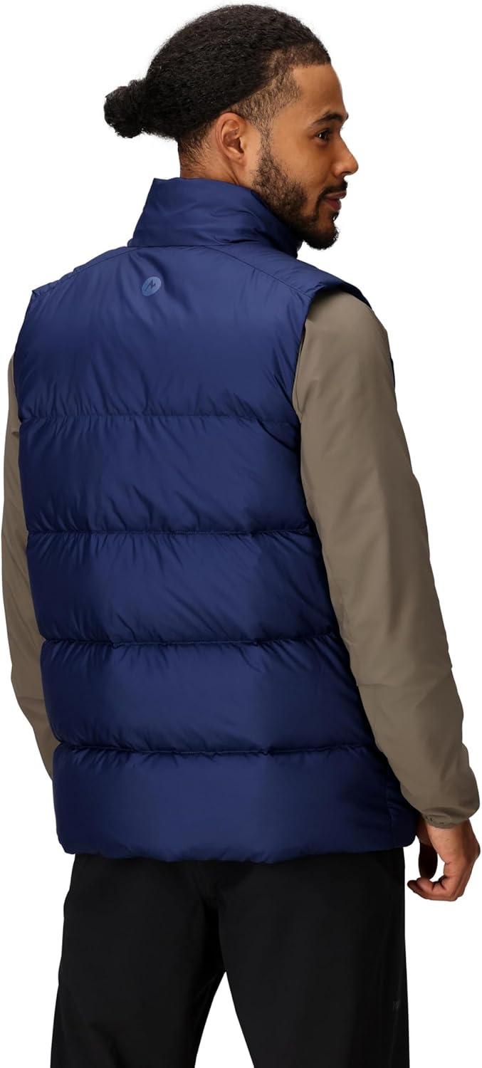 imageMARMOT Mens Guides Down Vest 700Fill Insulated WaterResistant Lightweight PufferArctic Navy
