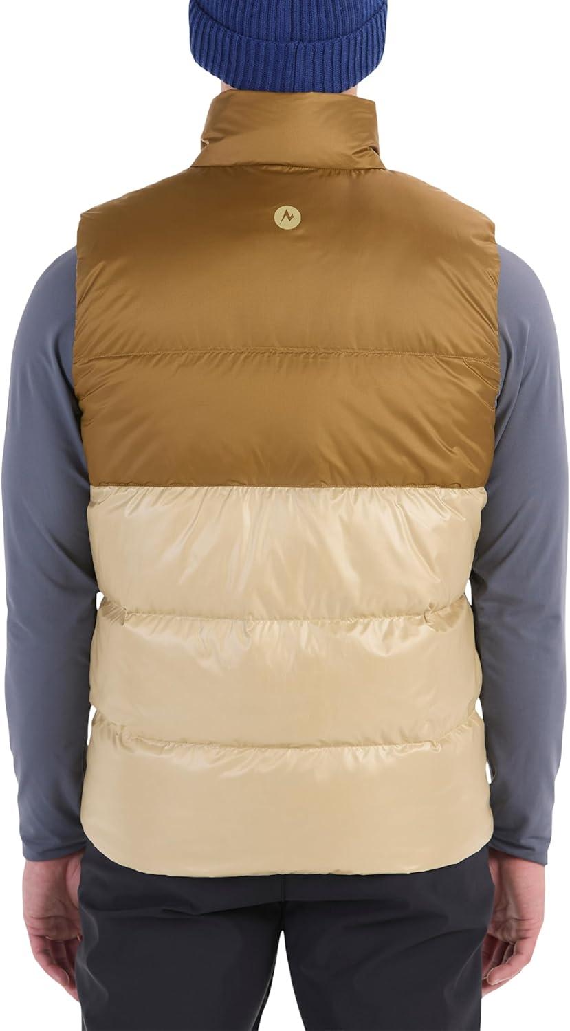 imageMARMOT Mens Guides Down Vest 700Fill Insulated WaterResistant Lightweight PufferHazelLight Oak Latest Collection