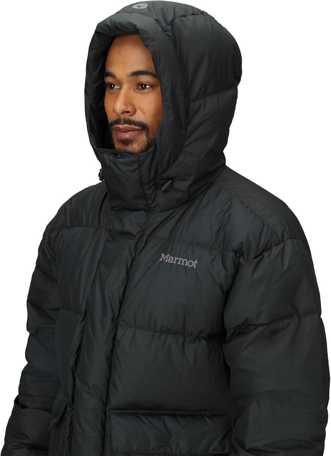 imageMARMOT Mens Stockholm 700 Fill Down Puffer with HoodBlack Latest Collection