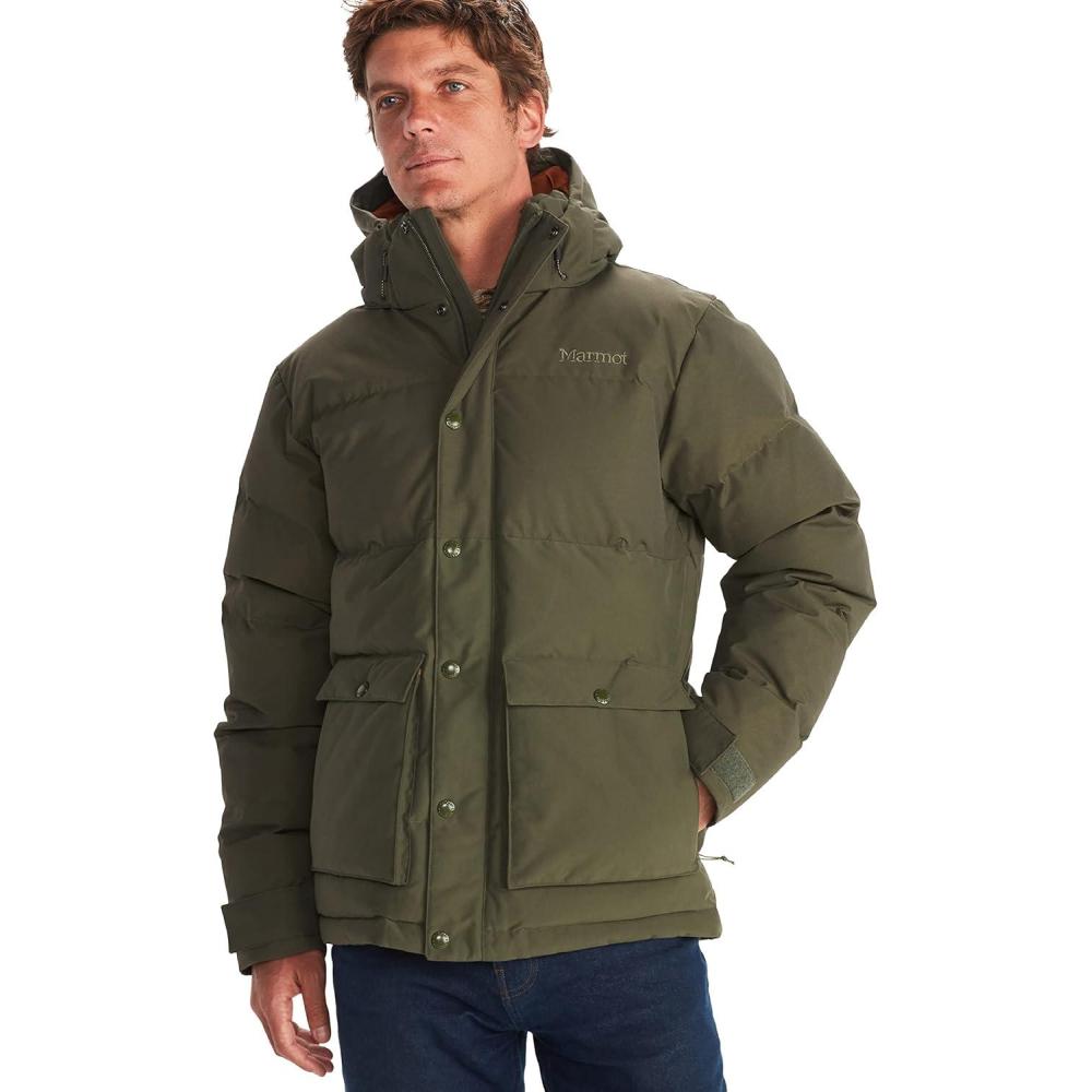 imageMARMOT Mens Fordham Down Jacket  Waterproof Breathable 700Fill Insulated Puffer CoatNori